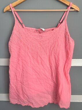 Old Navy Pink Eyelet Detail Camisole
